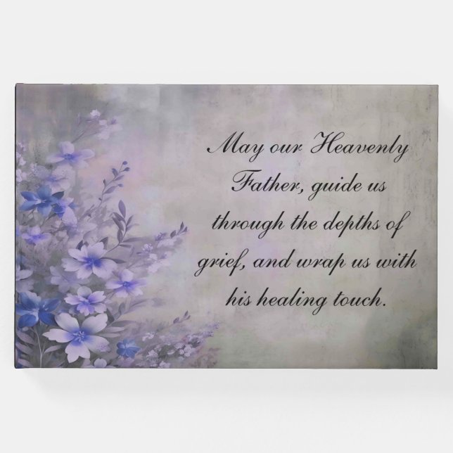 Beerdigung Guestbook Memorial Sentiments Gästebuch (Vorderseite)