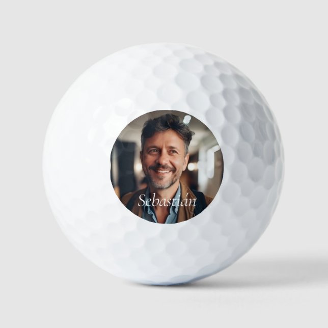 Beerdigung im Foto der Liebe zum Gedächtnis Golfball (Vorderseite)