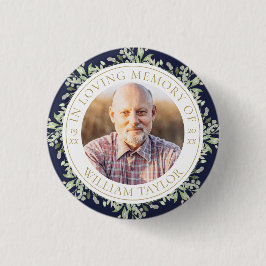 Beerdigung im Foto "Erinnerungsgrün" Button