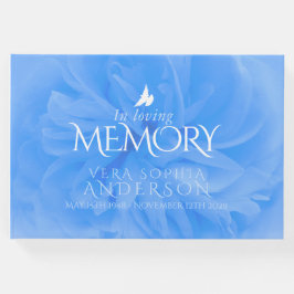 Beerdigung in einem geliebten Gästebuch für Erinne