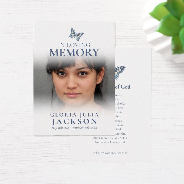 Beerdigung in liebenden Erinnerungsblauen Schmette (Schreibtisch)