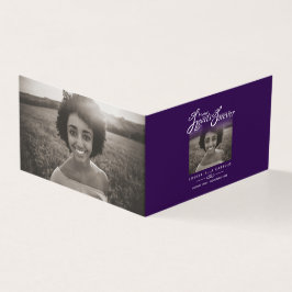 Beerdigung in unseren Herzen für immer lila Gedich