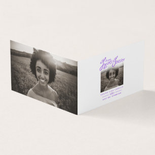 Beerdigung in unseren Herzen für immer lila Gedich