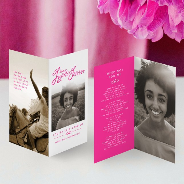 Beerdigung in unseren Herzen für immer rosa Foto G (Von Creator hochgeladen)