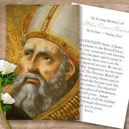 Beerdigung Loss St. Augustine Gebet Sympathiekarte