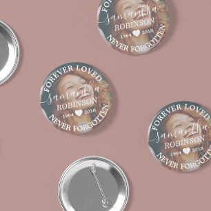 Beerdigung Memorial Vigil Foto Button