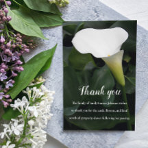 Beerdigung/Memorial White Lily Floral Dankeschön K