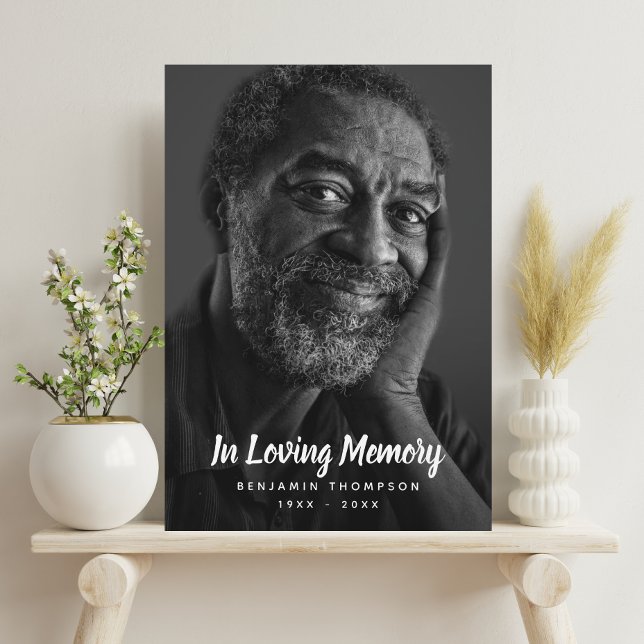 Beerdigung Personalisierter Gedenkfeier für kunden Fotoplatte (Photo Memorial Plaque)