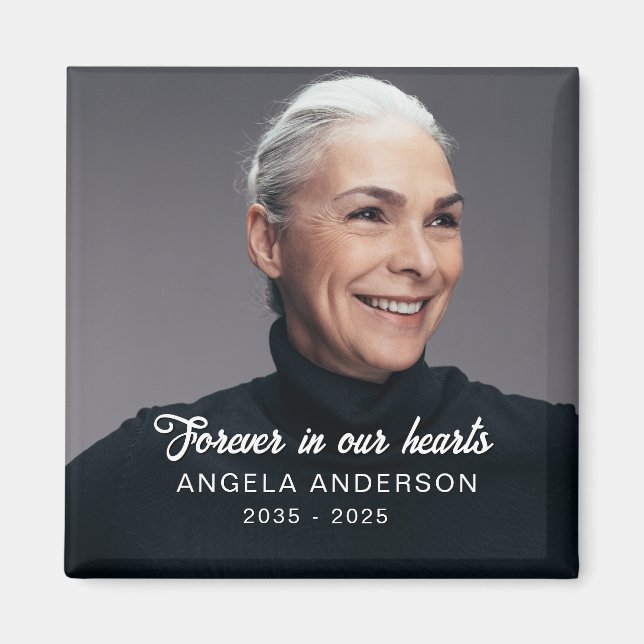 Beerdigung Personalisierter Gedenkfeier für kunden Magnet (Vorne)