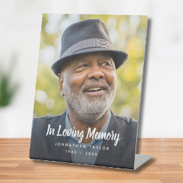 Beerdigung Personalisierter Gedenkfeier für kunden Sockelschild