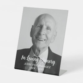 Beerdigung Personalisierter Gedenkfeier für kunden Sockelschild