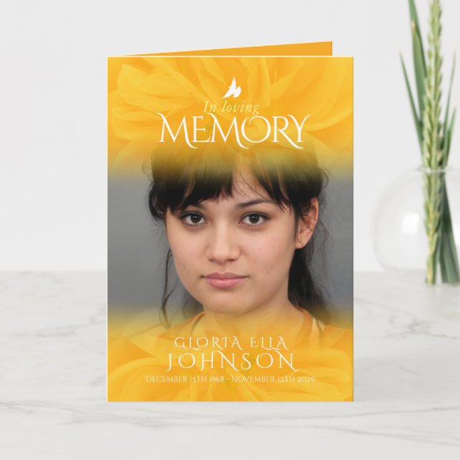 Beerdigung Programmreihenfolge des Dienstgrades Ge Programm (Vorderseite)