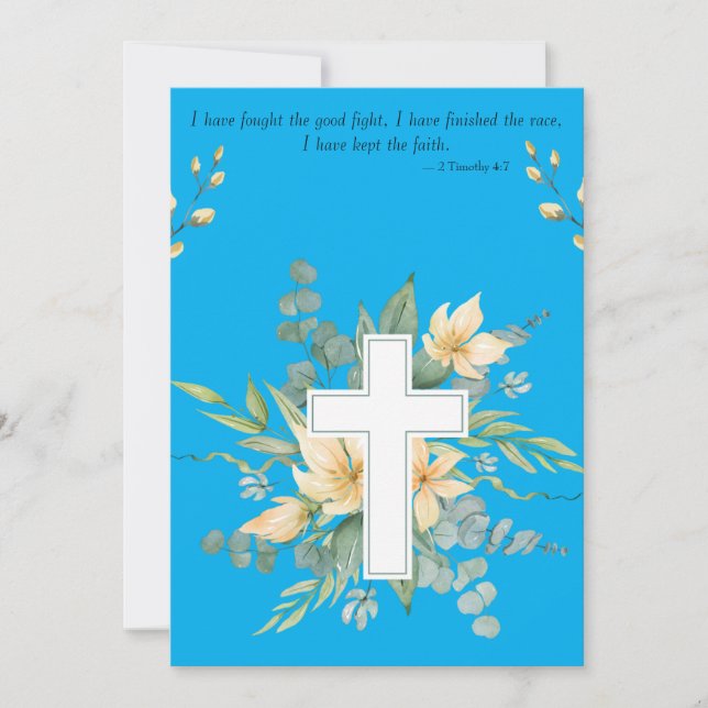 Beerdigung Save The Date (Vorderseite)