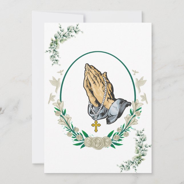 Beerdigung Save The Date (Vorderseite)