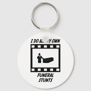 Beerdigung Stunts Schlüsselanhänger