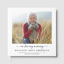 Beerdigung von Fotos mit Liebe 12x12 Gästebuch