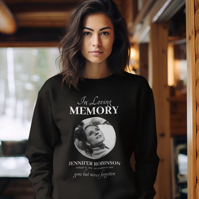 Beerdigung von Fotos nach Maß Sweatshirt (Von Creator hochgeladen)