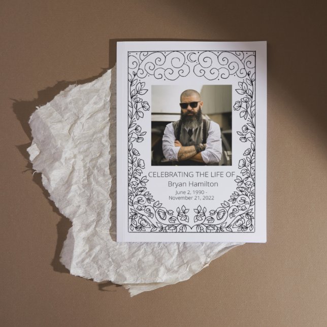 Beerdigung von Lebensfeierlichkeiten im Rahmen des Einladung (Von Creator hochgeladen)