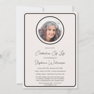 Beerdigung von Life 6 Foto Beerdigung Einladung