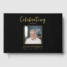 Beerdigung von Life Simple Foto Gold Foil Beerdigu