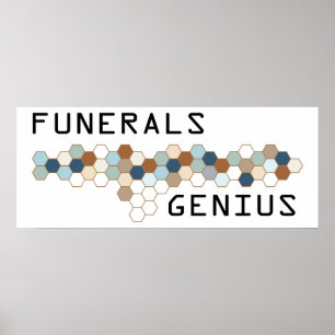 Beerdigungen Genius Poster