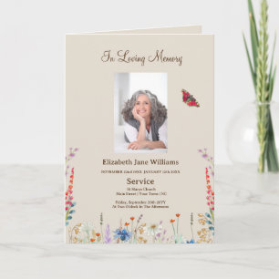 Beerdigungsauftrag des Fotos Karte