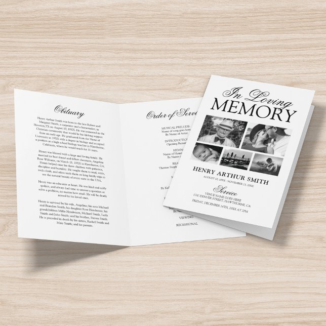 Beerdigungsauftrag des Fotos Service 5 Programm (Von Creator hochgeladen)