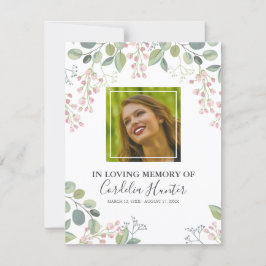 Beerdigungsauftrag | Elegant Rosa Blossom