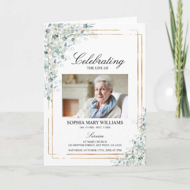 Beerdigungsauftrag | Gründenkmal Programm (Vorderseite)