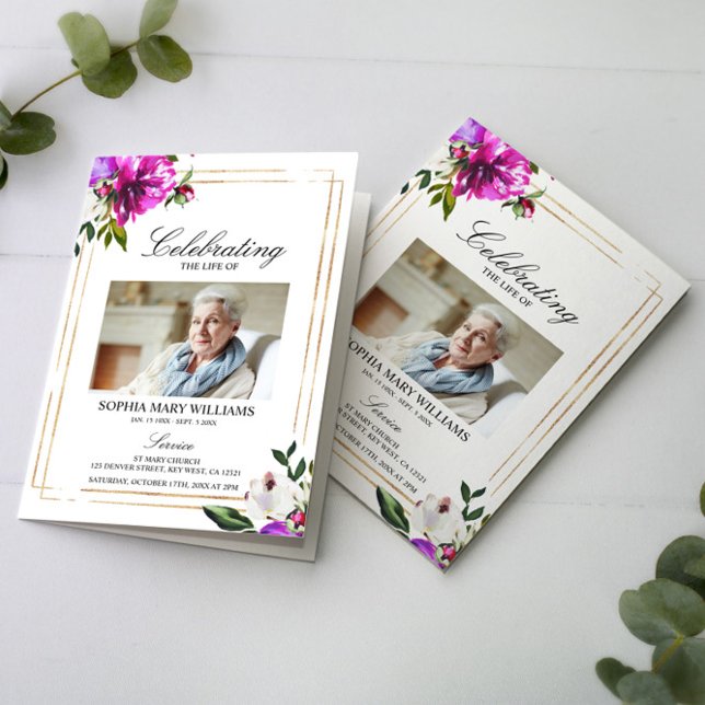 Beerdigungsauftrag | Purple Flowers Programm (Von Creator hochgeladen)