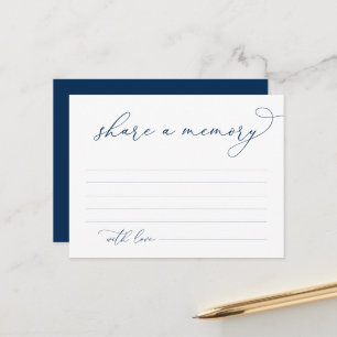 Beerdigungsdienst, Gedächtnisaustausch, Blaue Kart Postkarte