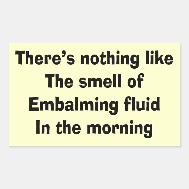 Beerdigungsdirektor der Funny Beerdigung - Geschen Rechteckiger Aufkleber (Vorderseite)