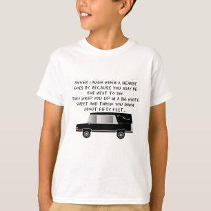 Beerdigungsdirektor/Mortiker Funny Hearse Design T-Shirt