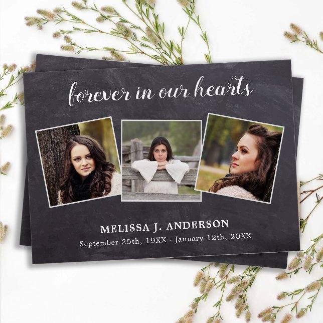 Beerdigungskarte Beileid 3 Foto Gebetskarte (Von Creator hochgeladen)