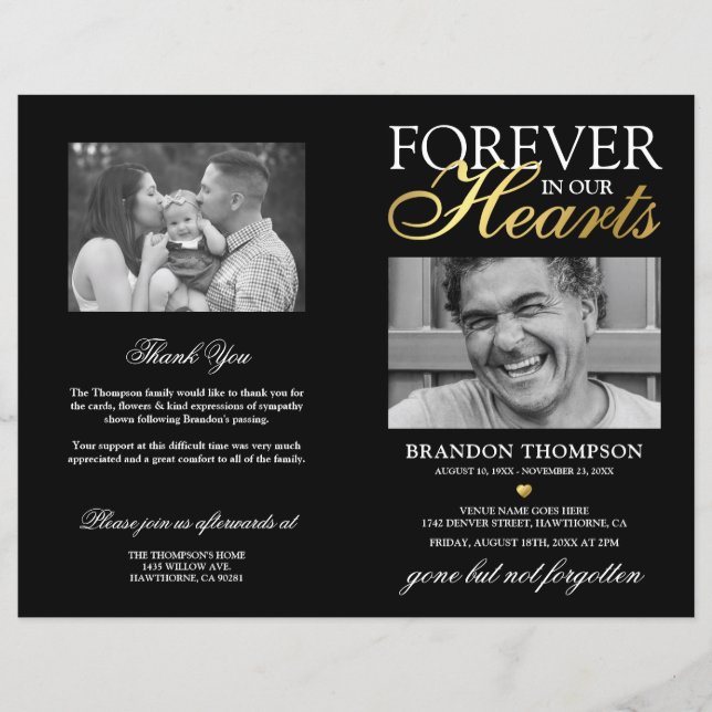 Beerdigungsorden des Fotos (Vorderseite)