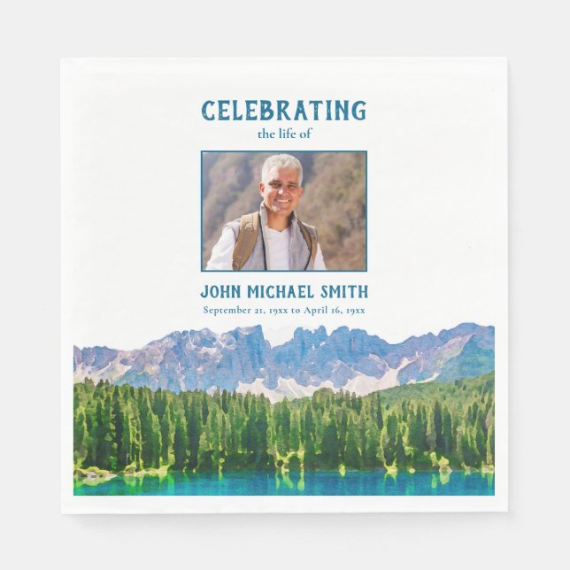 Beerdigungsorden des Service-Fotos Serviette (Vorderseite)