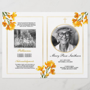 Beerdigungsorden von Service Life Freesia Floral Flyer