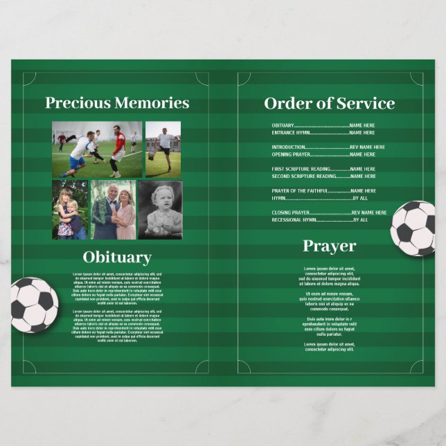 Beerdigungsorden von Service Life Fußball Flyer (Hinten)