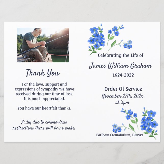 Beerdigungsreihenfolge des Dienstprogramms (Vorderseite)