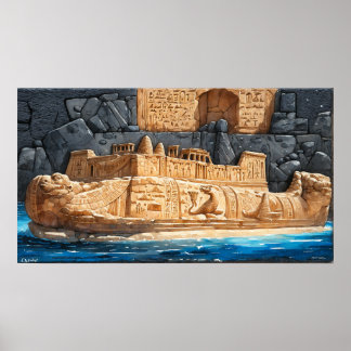 Beerdigungsriten der Pharaonen Poster