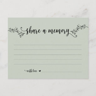 Beerdigungsservice, Schwarzer Bildschirm, Speicher Postkarte