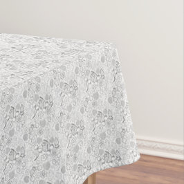 Beere Erdbeere Kirsche Schwarz Handgezeichnet Mode Tischdecke