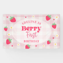 Beere Erster Süßer 1. Geburtstag Erdbeere