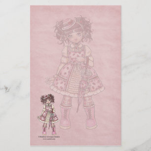 Beere Lolita gotisches Briefpapier