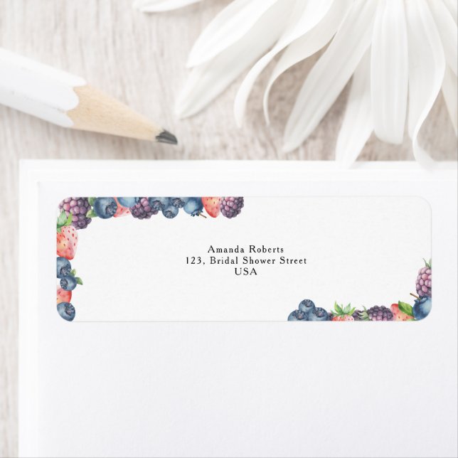 Beeren aus Aquarellfarben (Insitu)