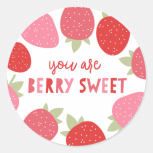 Beeren-Bonbon Runder Aufkleber