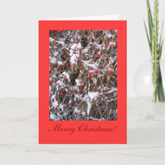 Beeren-frohe Weihnachten (Vorderseite)