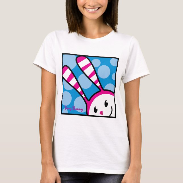 Beeren-Häschen - Peekaboo T-Shirt (Vorderseite)