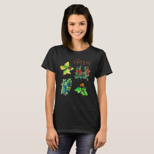 Beeren, Heidelbeere, Beerenbeere, Lingerbeere T-Shirt