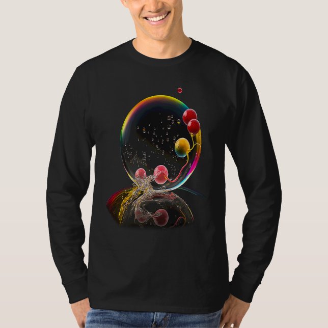 Beeren in Seifenblase  Früchte T-Shirt (Vorderseite)